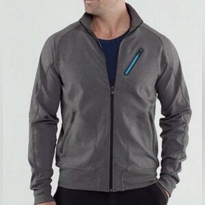 Lululemon Trainer Jacket in Heathered Soot Men’s Size Large
